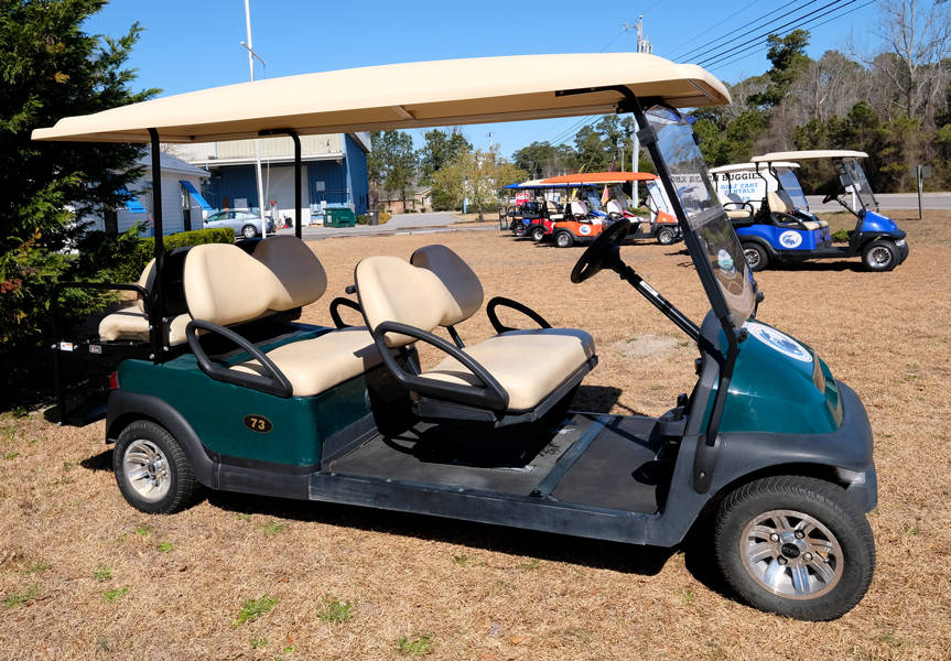 Weekly 6 Passenger Standard Golf Cart Rental – OBX Beach Buggies